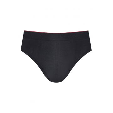 Slip pentru barbati  Bumbac/Elastan - Negru