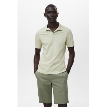 Tricou polo slim-fit din material pique Tricou polo slim-fit din material pique