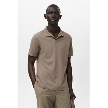 Tricou polo slim-fit din material pique Tricou polo slim-fit din material pique