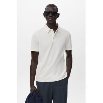 Tricou polo slim-fit din material pique Tricou polo slim-fit din material pique