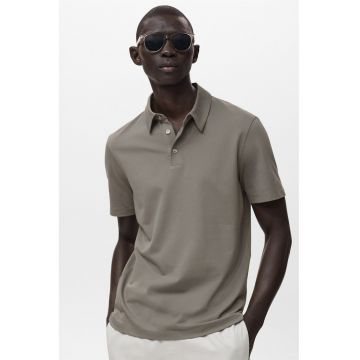 Tricou polo slim-fit din material pique Tricou polo slim-fit din material pique