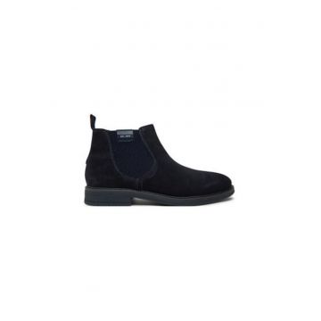 Botine cu glezna joasa pentru barbati  311AGS301400 - Piele naturala - Bleumarin