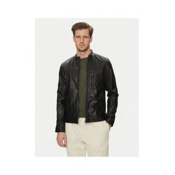 Geaca barbati -  BLEND-20717907 - piele ecologica - negru