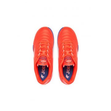 Ghete de fotbal unisex  TOJS2507TF - Piele ecologica - Corai - Coral