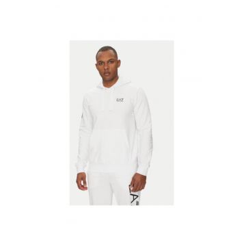 Hanorc barbati Ea7 Emporio Armani - 7M000569 AF13512 - Bumbac - Alb