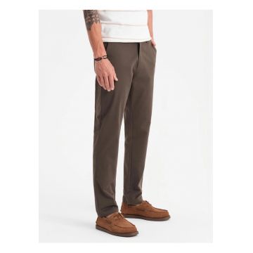 Pantaloni chino REGULAR FIT cu textura delicata  OM-PACP-0184