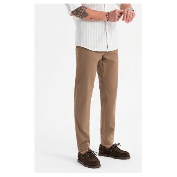 Pantaloni chino REGULAR FIT cu textura delicata  OM-PACP-0184
