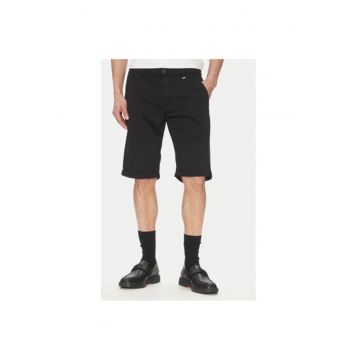 Pantaloni scurti barbati  265812 552829 - Bumbac/Elastan - Negru