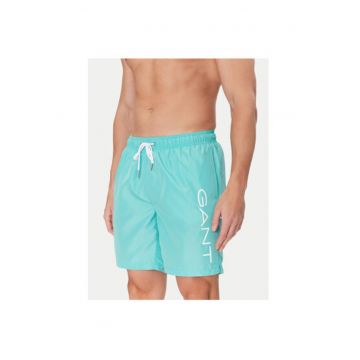 Pantaloni scurti de baie barbati  920006300 - Poliester - Albastru