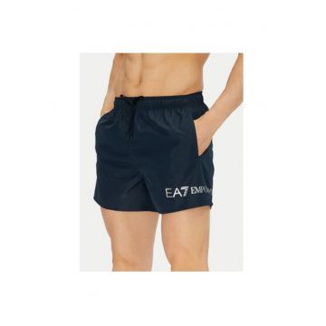 Pantaloni scurti de baie barbati Ea7 Emporio Armani - 7M000519 AF13049 - Poliester - XL INTL - Bleumarin