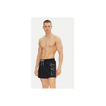 Pantaloni scurti de baie barbati Ea7 Emporio Armani - 7M000550 AF14497 - Poliester - 2XL INTL - Negru