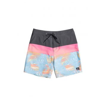 Pantaloni scurti de inot cu model colorblock