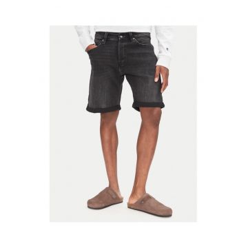 Pantaloni scurti din denim barbati Jack Jones - 12269608 - Bumbac/Poliester reciclat - Negru - Negru