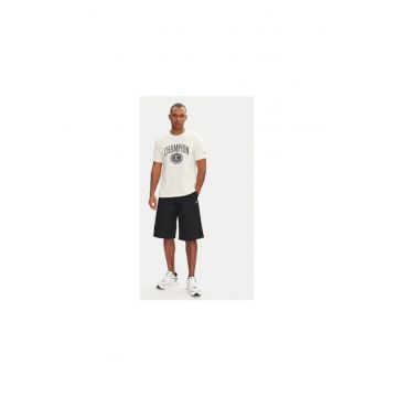 Pantaloni scurti sport barbati  220765 - Bumbac/Poliester - Negru