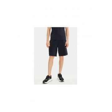Pantaloni scurti sport barbati Ea7 Emporio Armani - 7M000217 AF12660 - Bumbac/Poliester - Bleumarin