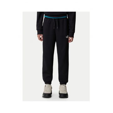 Pantaloni sport barbati -  TNF BLACK - bumbac/poliester - negru - Negru