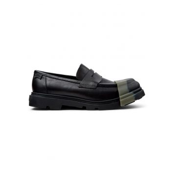 Pantofi loafer de piele cu aplicatie cap-toe Junction