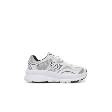 Pantofi sport barbati - X8X237 XK425 -  Emporio Armani - Textil - Alb