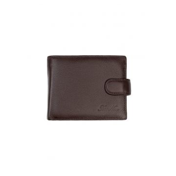 Portofel barbati din piele naturala maro Executive - protectie RFID