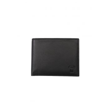 Portofel din piele naturala cu protectie RFID Maxim