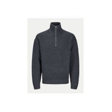 Pulover barbati -  304367298 - Poliester reciclat/Acril - Gri