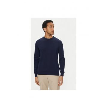 Pulover barbati  62131MW - Bumbac - Bleumarin