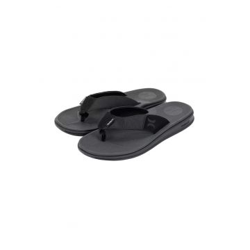 Slapi barbati  confortabili - pentru piscina sau plaja - negru - plastic -