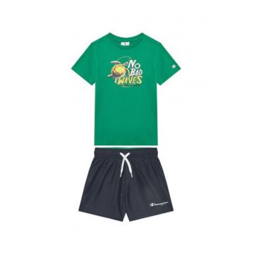 Trening lifestyle barbati -  bumbac - verde/bleumarin