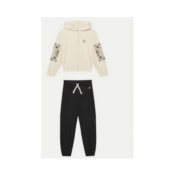 Trening lifestyle barbati -  CAMPION-405119 YS141 NATL/NBK - bumbac si poliester - bej si negru