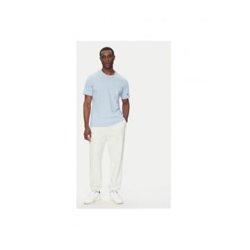 Tricou barbati  221038 - Bumbac - Albastru deschis