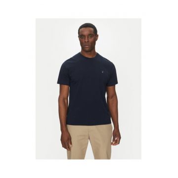 Tricou barbati  DT1194M-BESY20 - Bumbac organic - Bleumarin - Bleumarin