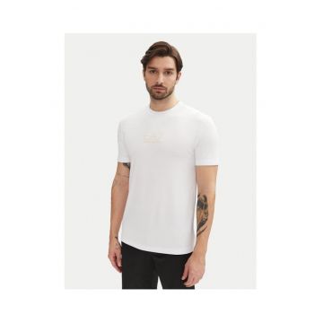 Tricou barbati  Emporio Armani - 7M000301 AF13739 - Viscoza/Poliamida - Alb - Alb