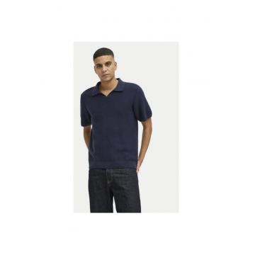 Tricou polo barbati  12273012 - Bumbac - Bleumarin
