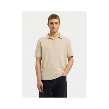 Tricou Polo barbati  16096197 - Bumbac/In - Bej - Bej