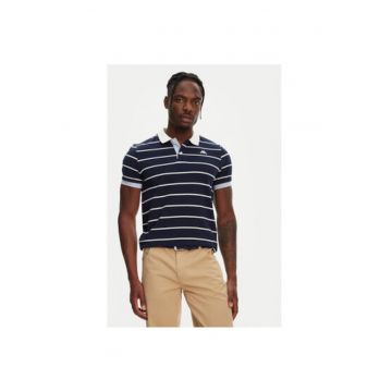 Tricou polo barbati  64131FW - Bumbac - Bleumarin