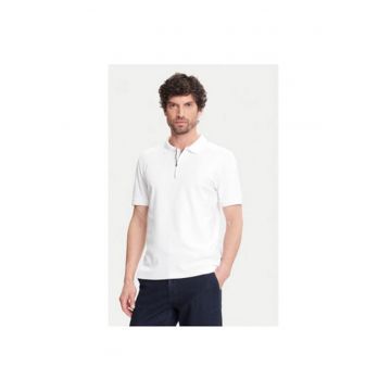 Tricou Polo barbati  C5 21455.2119 - Bumbac - Alb