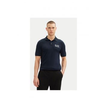 Tricou Polo barbati Ea7 Emporio Armani - 7M000300 AF13739 - Viscoza/Poliamida - Bleumarin