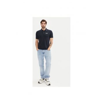 Tricou Polo barbati Ea7 Emporio Armani - 8NPF16 PJVUZ - Bumbac - 3XL INTL - Bleumarin
