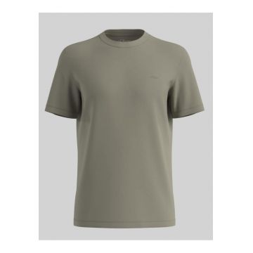 Tricou uni regular fit - cu decolteu la baza gatului