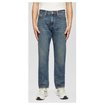 Blugi barbati Pete - cu talie medie - Regular fit - Straight leg - Albastru