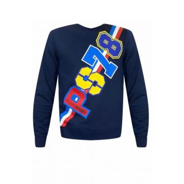Bluza sport cu imprimeu supradimensionat