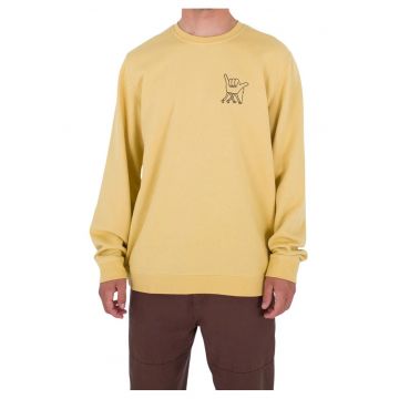 Bluza sport cu motiv grafic si imprimeu la baza gatului -