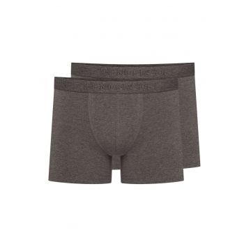 Boxeri (crac mai lung) Move  set de 2 perechi Gri
