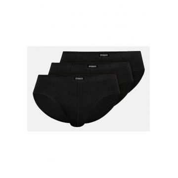 Chiloti tip slipi barbati  Classic set de 3 perechi Negru