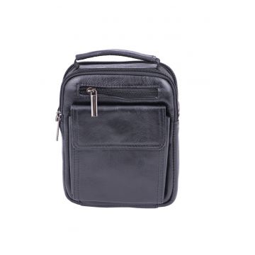 Geanta crossbody din piele naturala Smooth Carier