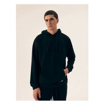Hanorac cu gluga Motion  negru 3XL