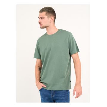 Kenvelo - Tricou barbat cu maneca scurta (Marime: XXL - Material: Bumbac - Culoare: DUCK GREEN)