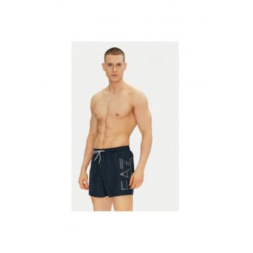 Pantaloni scurti de baie barbati Ea7 Emporio Armani - 7M000550 AF14497 - Poliester - Bleumarin