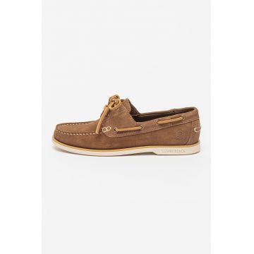 Pantofi boat de piele intoarsa Navigator