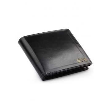 Portofel pliabil din piele naturala - cu protectie RFID